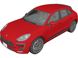 Porsche Macan GTS (2017) 3D Model preview