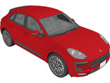 Porsche Macan GTS (2017) 3D Model