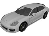 Porsche Panamera 4 E-Hybrid Sport Turismo (2021) 3D Model preview