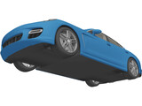 Porsche Panamera Turbo (2009) 3D Model