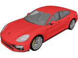 Porsche Panamera Turbo S (2021) 3D Model preview