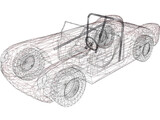 Porsche Roadster (1955) 3D Model