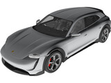 Porsche Taycan 4S Cross Turismo (2021) 3D Model preview