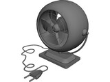 Portable Fan 3D Model preview