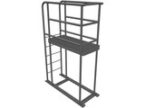 Portable Well Access Mini Deck 3D Model