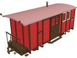 Post Wagon 3D Model preview