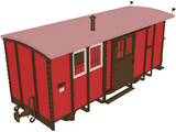 Post Wagon 3D Model