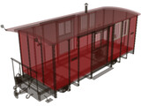 Post Wagon 3D Model