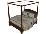 Poster Bed 3D Model preview