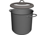 Pot 3D Model preview