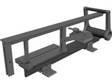 Power Hacksaw 3D Model preview