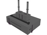 Power Station 3D Model
