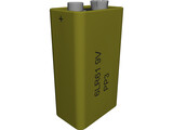 PP3 Battery 3D Model preview