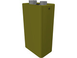 PP3 Battery 3D Model