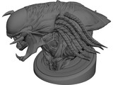 Predator Bust 3D Model preview