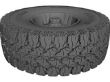 ProComp Xtreme A/T & wheel 3D Model preview
