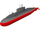 Project 636 Paltus (Kilo Class) 3D Model preview