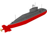 Project 636 Paltus (Kilo Class) 3D Model