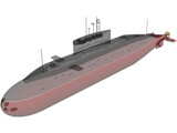 Project 636 Paltus (Kilo Class) 3D Model