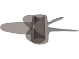 Propeller 5 Blades 3D Model