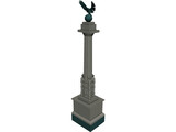 Prospect Park Entry Pillar 3D Model preview