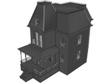 Psycho House 3D Model preview
