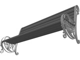 Public Chair 3D Model
