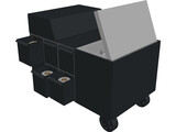 Pull Cart 3D Model preview