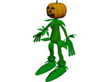 Pumpkin Man 3D Model preview