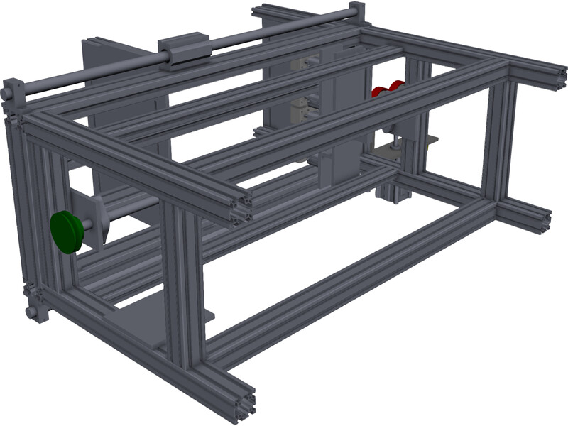 PVC Loading and Packing Machine 3D Model