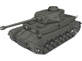 pzkpfw 4 3D Model preview