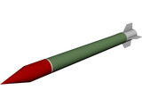 Qassam 2 Rocket 3D Model preview