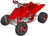 Quad Bike 3D Model preview