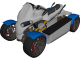 Quad Concept 3D Model preview