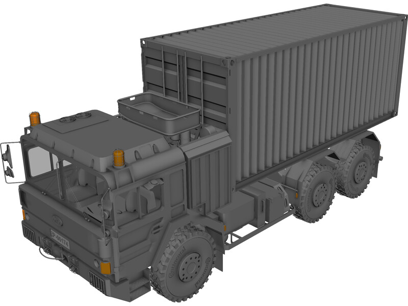 Raba H25 Container 3D Model