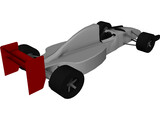 Race Car 3D Model preview