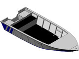 Racing Boat 3D Model