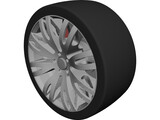 Racing Car Sports Wheel Rim 3D Model preview