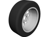 Racing Wheel 3D Model preview