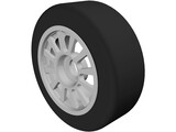 Racing Wheel 3D Model