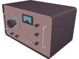 Radio Fifties 3D Model preview