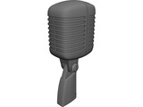 Radio Microphone 3D Model preview
