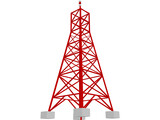 Radio Transmission Tower 3D Model