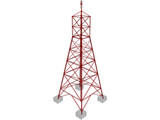 Radio Transmission Tower 3D Model