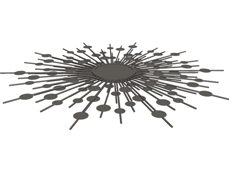 Raindrop Mirror 3D Model