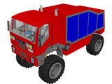Rally Truck 3D Model preview