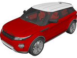 Range Rover Evoque 3D Model preview