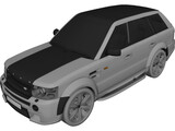 Range Rover Sport Kahn Tuning (2010) 3D Model preview
