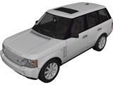 Range Rover Supercharged (2008) 3D Model preview