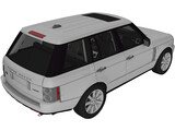 Range Rover Supercharged (2008) 3D Model